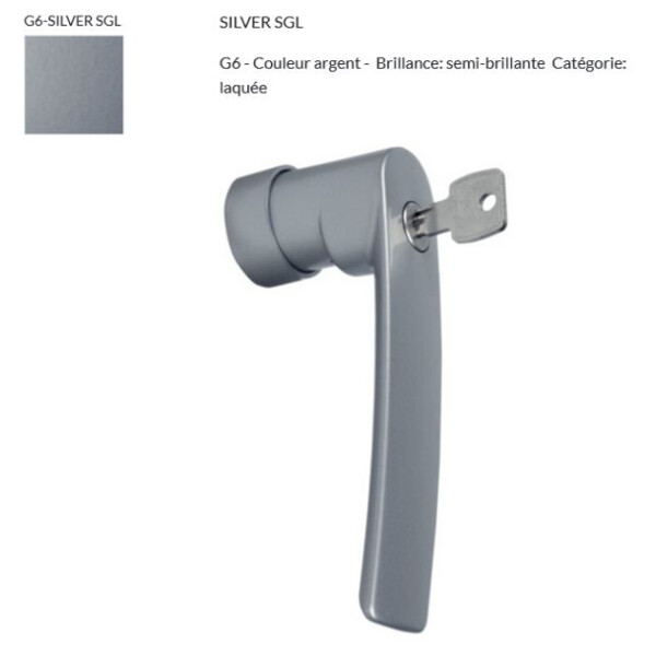 Poignée iris tbt à clé