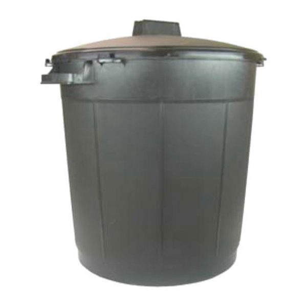 Poubelle a gravats polypropylene 80 l avec couvercle pb80