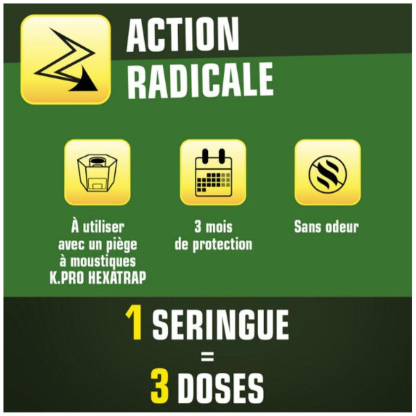 Recharge attractif piège anti-moustique