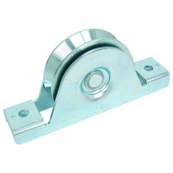 Roue a support a encastrer gorge triangulaire