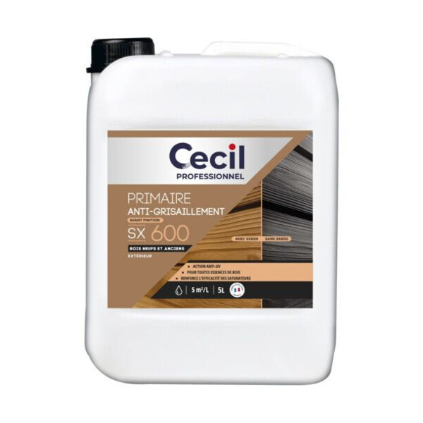 Saturateur primaire anti-grisaillement sx600 incolore 5l