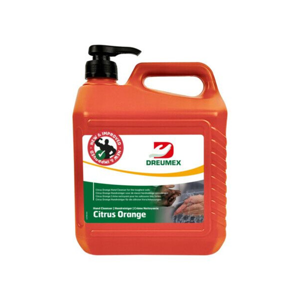 Savon microbilles citrus orange 3,78l + pompe