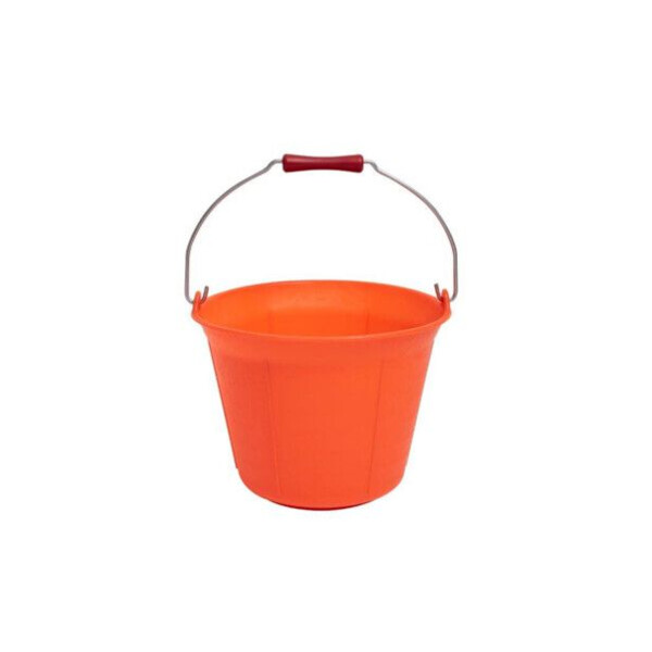 Seau orange fluo sans œillets 11l