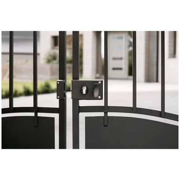 Serrure en applique pour grille et portail a cylindre europeen "protect"
