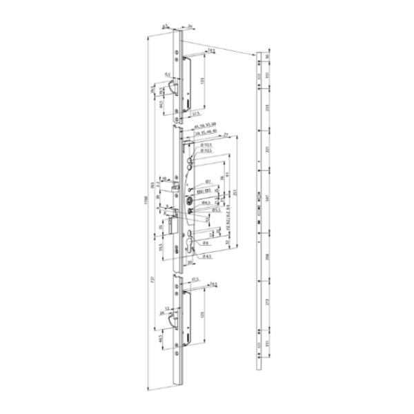 Serrure mediator 3 points