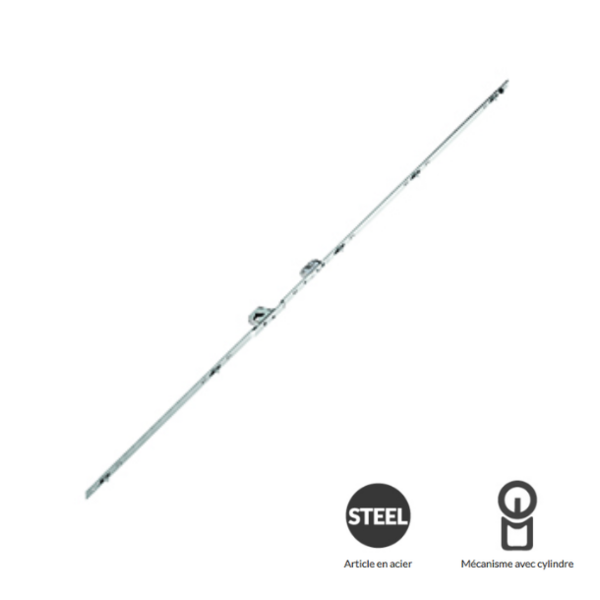 Serrure rouleau formula - entraxe 17