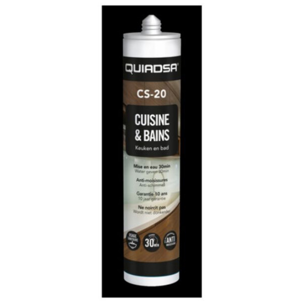 Silicone acetique sanitaire anti moisissure