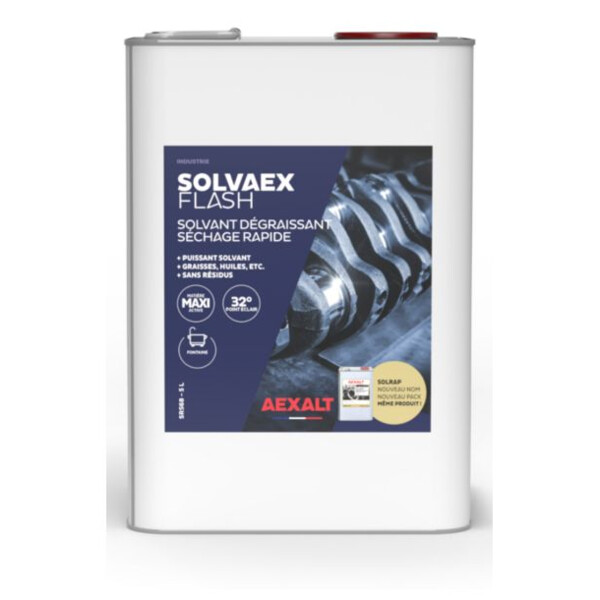 Solvaex flash - solvant degraissant sechage rapide