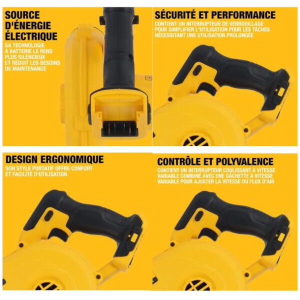 Souffleur compact xr 18v dcv100