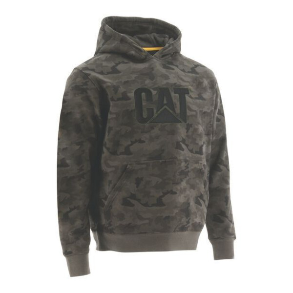 Sweat shirt trademark camouflage fonce