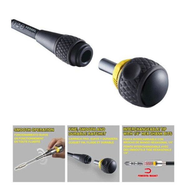 Tournevis à cliquet ball ratchet