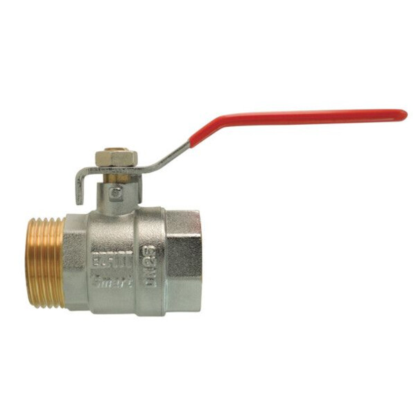 Vanne a sphere male/femelle poignee plate "smart"