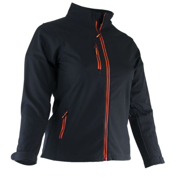Veste softshell femme alba noir