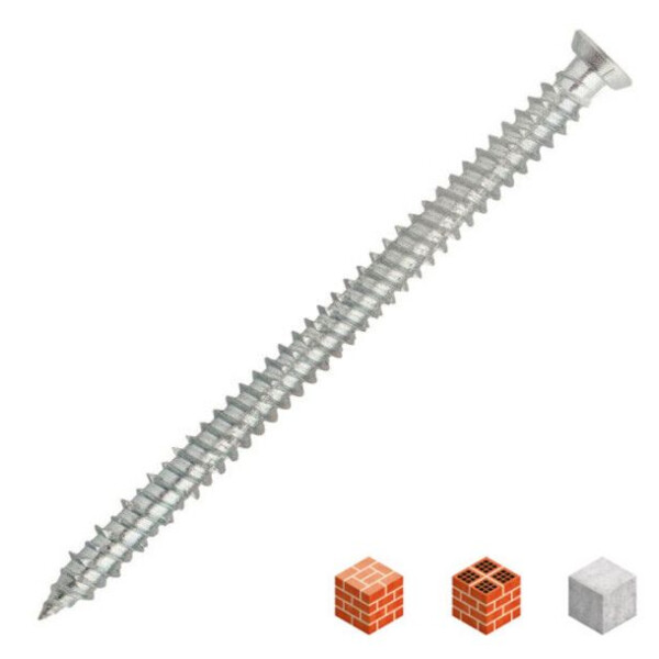 Vis de fixation directe huisserie - tf - inox a4