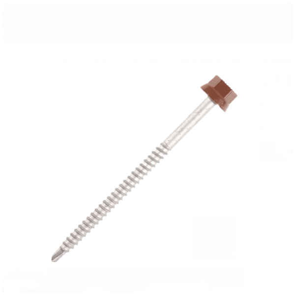 Vis fixation bac acier sur bois ral 8012