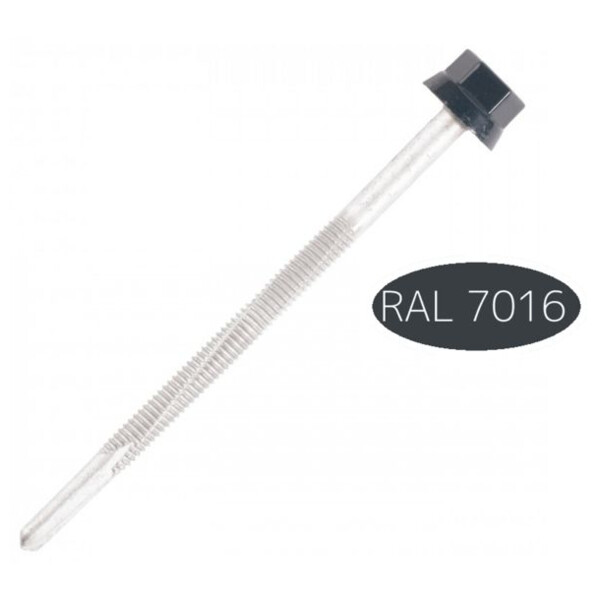 Vis fixation bac acier sur fer - i ral 7016