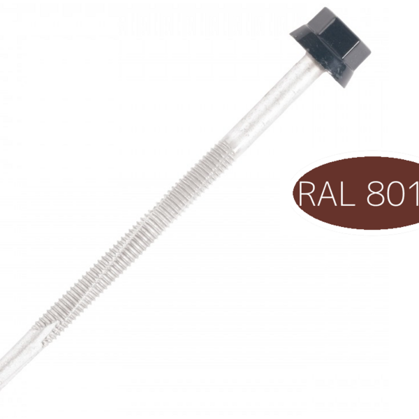 Vis fixation bac acier sur fer - i ral 8012