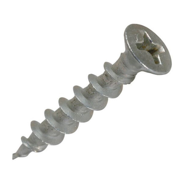 Vis pvc tête fraisée  se simple filet