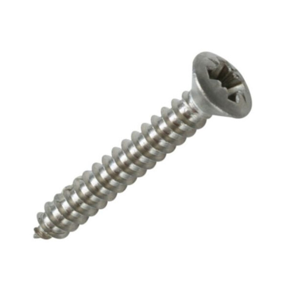 Vis tôle zinguée tête fraisée bombée 