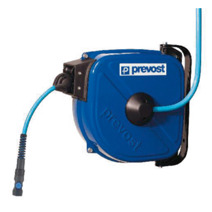ENROULEUR AUTOMATIQUE DE TUYAU D'AIR A TAMBOUR FERME CARTER ACIER Prevost Air Comprime