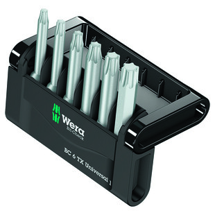 ETUI D'EMBOUTS BIT-CHECK 6 TX UNIVERSAL 1 SB (6 PIECES) Wera
