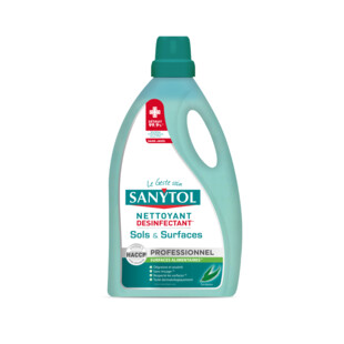 DESINFECTANT NETTOYANT SOLS ET SURFACES 5L Sanytol Pro
