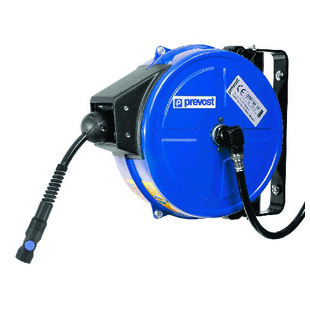 ENROULEUR AUTOMATIQUE DE TUYAU D'AIR A TAMBOUR FERME CARTER ACIER Prevost Air Comprime