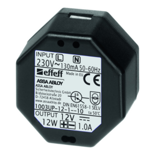 Bloc d'alimentation 12V serrure Mediator Eff Eff