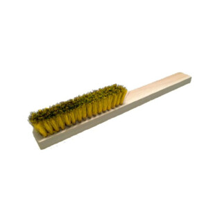 BROSSE JOAILLERIE MANCHE BOIS LG.220 MM 4 RANGS LAITON ONDULÉ 0,15 MM Osborn