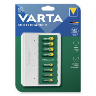 CHARGEUR VARTA  4,5H AAA/AA 8 CANAUX Varta