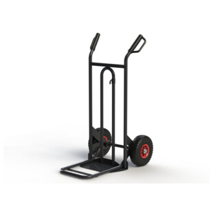 DIABLE ACIER A BAVETTE MIXTE 250 KG - ROUES PNEUMATIQUES Fimm