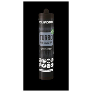 ADHESIF POLYMERE TURBO 3 SEC 600KG TRACTION INITIALE SECHAGE 20 MN BLANC Quiadsa