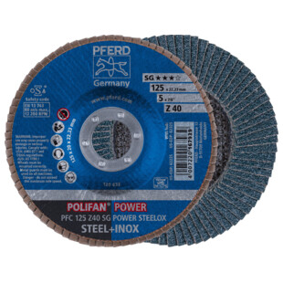 DISQUE A LAMELLES POLIFAN® SG ZIRKON-POWER STEELOX Pferd Ruggeberg France