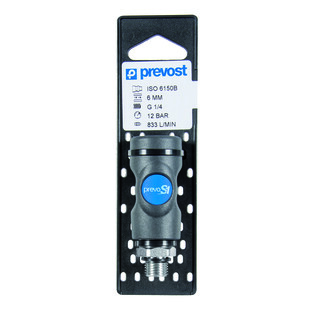 RACCORD FILETE MALE CYLINDRIQUE Prevost Air Comprime