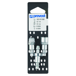 EMBOUT AVEC COLLIER A OREILLES Prevost Air Comprime