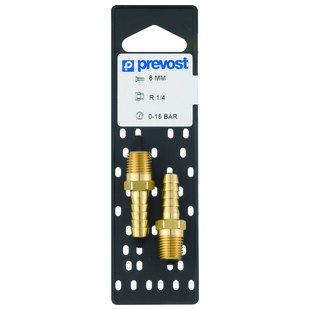JONCTION POUR TUYAU FILETAGE CONIQUE MALE Prevost Air Comprime