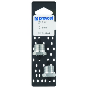 REDUCTION FILETEE MALE CONIQUE / FEMELLE CYLINDRIQUE - A4 Prevost Air Comprime