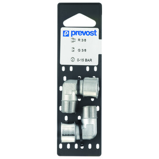 EQUERRE FILETEE MALE CONIQUE / FEMELLE CYLINDRIQUE - A10 Prevost Air Comprime