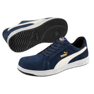 CHAUSSURE ICONIC SUEDE NAVY LOW S1PL ESD FO HRO SR Puma Safety