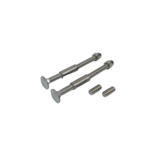 Kit de fixation double inviolable pour support tube inox Ø40mm Forlock