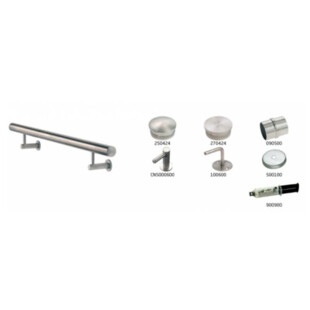 Kit main courante prestige inox 