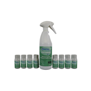 kit nettoyant multisurfaces concentré + recharges Cristal Hygiène