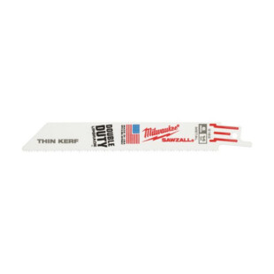 LAME DE SCIE SABRE BIMETAL METAL "THIN KERF" Milwaukee