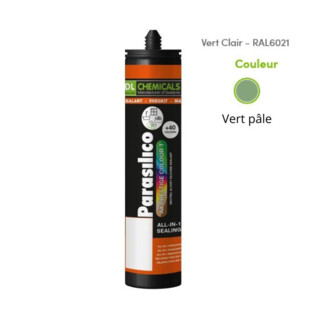 Mastic silicone Prestige ton vert cart300ml Dl Chemicals