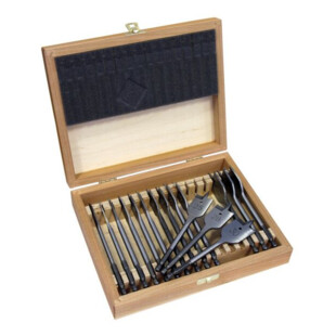 MECHE A BOIS PLATE (COFFRET DE 16) Fisch®