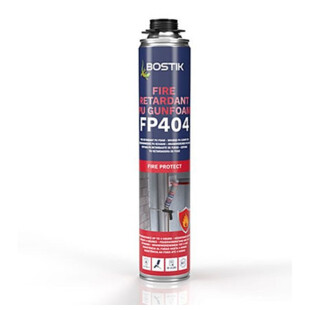 MOUSSE POLYURETHANE COUPE FEU FP 404 FIRE RETARDANT PU GUNFOAM PISTOLABLE 750ML Bostik