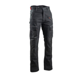 PANTALON DE TRAVAIL STRETCH CORTEX NOIR Lma Lebeurre