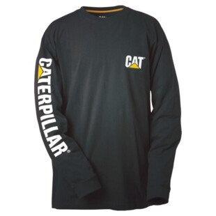 TEE SHIRT MANCHES LONGUES BANNER NOIR Caterpillar