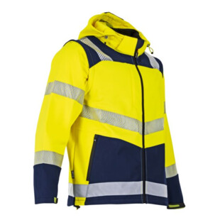 VESTE SOFTSHELL HAUTE VISIBILITE VISEUR JAUNE Lma Lebeurre