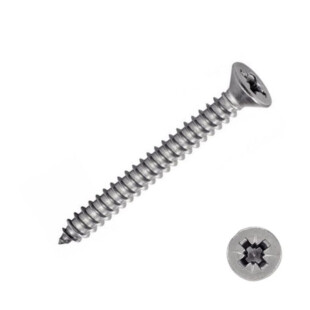 Vis tôle inox tête fraisée pozi Acton